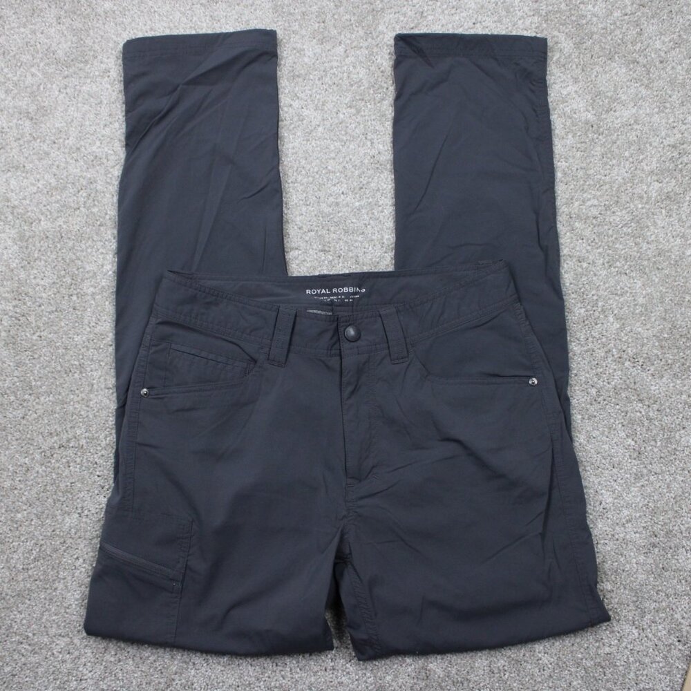 Royal Robbins Cargo Pants Mens‎ 30x32 Gray Active Fit Nylon Stretch Straight Leg